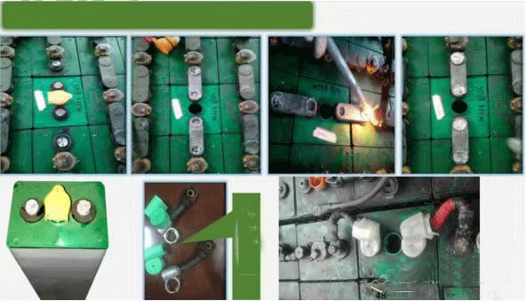 how to remove a cell from a forklift battery